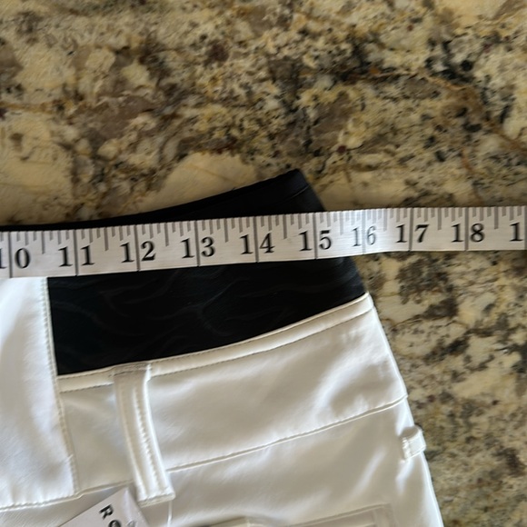 Roxy Rising High Ski Pant - White - Sz Large - Picture 5 of 9